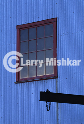 Window and I-beam
